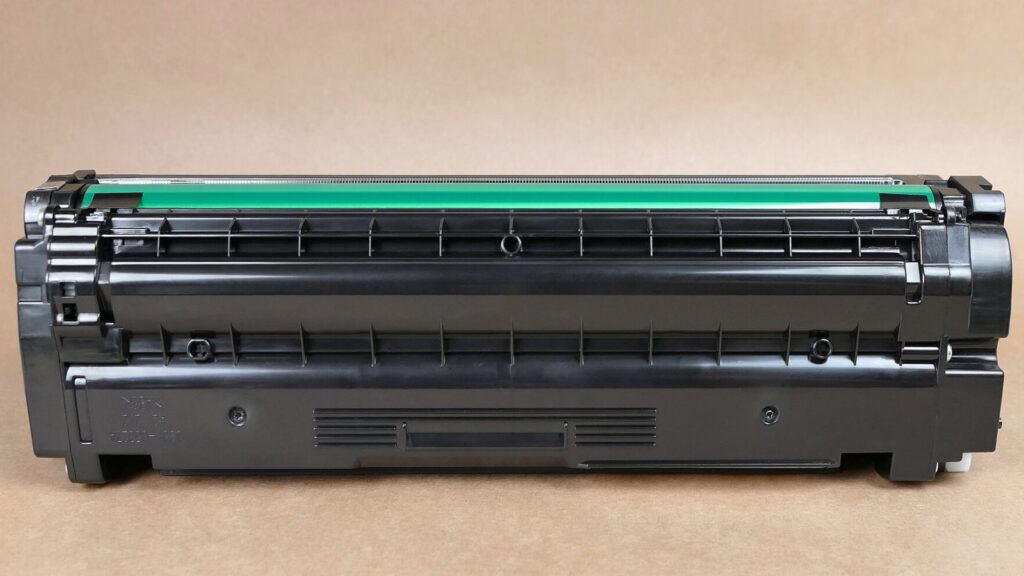 Laser printer cartridge refilling at the elMeistrai service point in Kaunas, Šilainiai