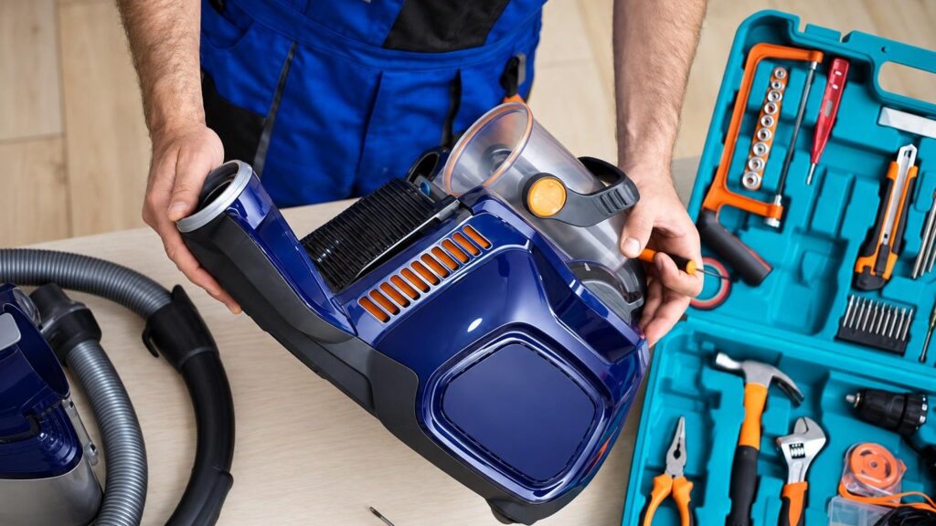 Vacuum cleaner repair at the elMeistrai service center
