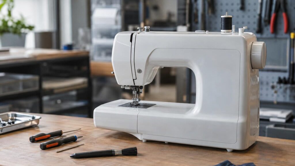 Sewing machine repair at the elMeistrai service centre in Šilainiai, Kaunas